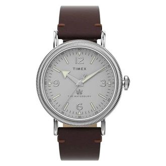 Timex Waterbury Quartz Silver Dial Mens Watch TW2W20300