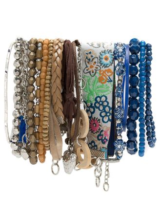 Amir Slama Charms bracelets set - Blue