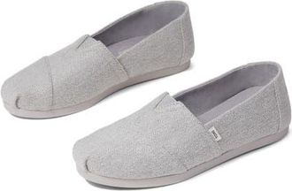 Toms Alpargata Slip-On in Drizzle Grey Repreve Soft Knit at Nordstrom, Size 5