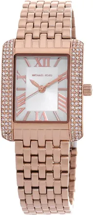Michael Kors Emery Quartz Crystal White Dial Ladies Watch MK4743