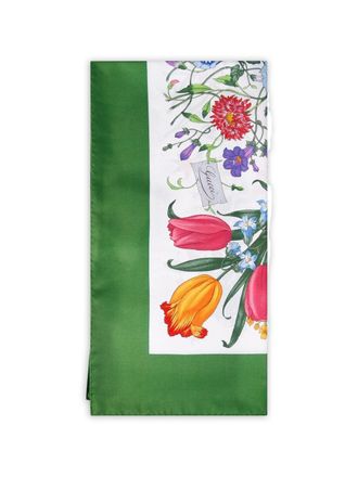 Gucci Printed Silk Foulard