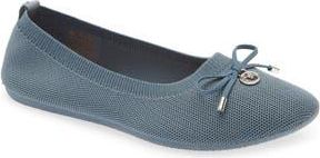 Gloria Vanderbilt Ellery Bow Charm Knit Flat in Denim at Nordstrom Rack, Size 5.5
