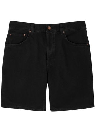 Nudie Jeans Seth Denim Shorts - Black - 28 (W28 / XS)