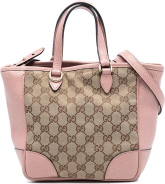 Gucci Pre-owned Gucci Small GG Canvas Bree Satchel Ladies 449241 493075