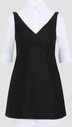 Balenciaga hybride overhemdjurk