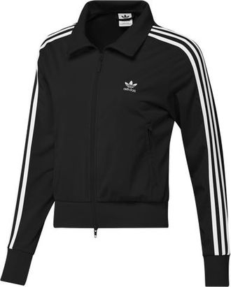 adidas Womens adidas Originals adicolor Loose Firebird Track Top - Black/White Size XL