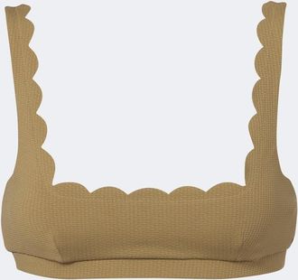 Marysia Swim Mini Palm Springs scalloped bikini top