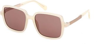 Max & Co. MO0164 21F Womens Sunglasses White Size 53
