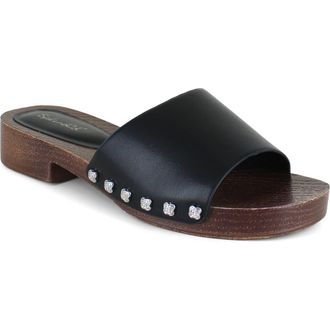 Splendid Mila Slide Sandal in Black at Nordstrom Rack, Size 7.5