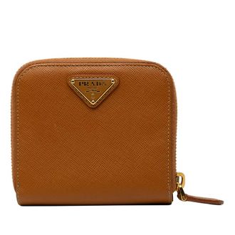 Prada Pre-owned Prada Saffiano Zip Around Compact Wallet Ladies CN36KURZB9M6R5WS