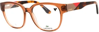 Lacoste L2953232 Round Full Rim Eyeglasses - Brown