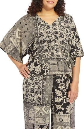 Lyss&eacute; Ipanema Mix Print Woven Shirt in Casa De Musica at Nordstrom, Size 3 X