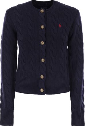 Polo Ralph Lauren Wool And Cashmere Cable Knit Cardigan