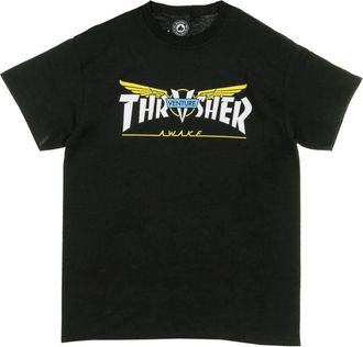 Thrasher Venture Collab Tee - Zwart - Heren - T-shirts - Zwart - S - Tops