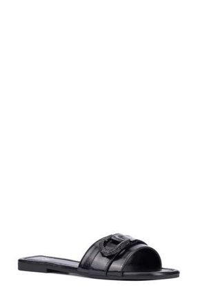 New York & Company Nadira Slide Sandal in Black at Nordstrom Rack, Size 6.5