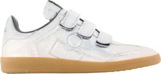 Isabel Marant Beth Sneakers - Dames - Sneakers - Grijs - 39 EU - Leer - Schoenen