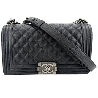Chanel Pre-owned Vintage Shoulder Bag - Dames - Pre-owned - Zwart - Maat: ONE Size Leer