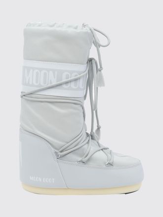 Moon Boot Stivali da neve Icon in nylon con logo e chiusura a lacci
