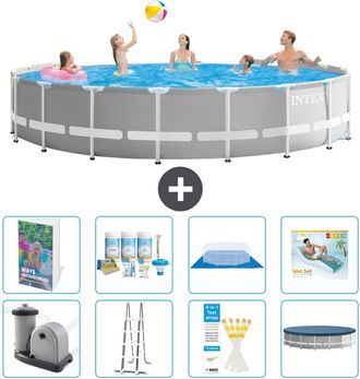 Intex Piscina Prism Frame Redonda - 549x122 Cm - 9-piezas S683