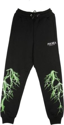 Phobia Archive Lightning Pants - Heren - Sweatpants - Zwart - S - Katoen - Broeken