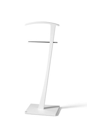 HERDASA Gal&aacute;n de noche de madera de haya blanco 115x46x48 cm