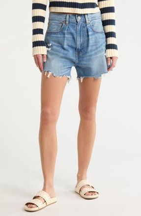 Denimist Brooke Denim Shorts in Blake W/Madras Patchwork at Nordstrom Rack, Size 25