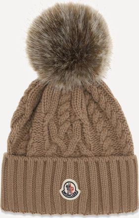 Moncler Wool and cashmere Pom-Pom Beanie Female UNI