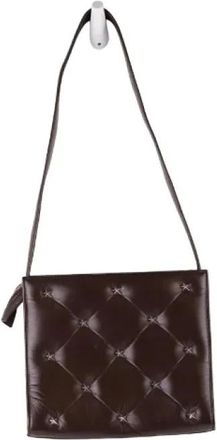 MUGLER Pre-owned Shoulder Bags, female, Brown, Size: ONE SIZE Pre-owned Leather shoulder-bags