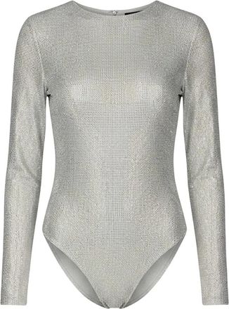 Twentyfourhaitch Arches Body - Dames - Bodies - Grijs - L - Polyester - Tops
