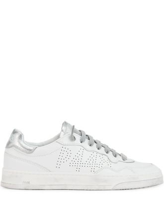 P448 Bali perforated leather sneakers - women - Fabric/Calf Leather/Rubber - 36 - White