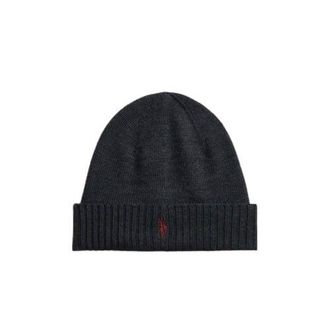 Ralph Lauren muts met logo antraciet
