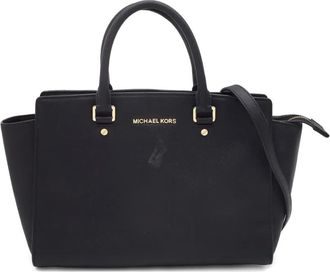 Michael Kors Borsa a spalla in pelle - Nero