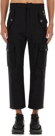 Balmain Black Regular Cargo Pants