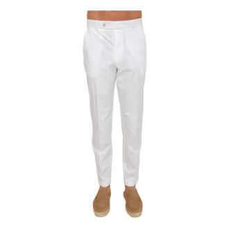 HUGO BOSS Broeken, Heren, Wit, XL, Katoen, Perin Chino Broek