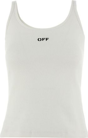 Off-white White Off Stamp Top