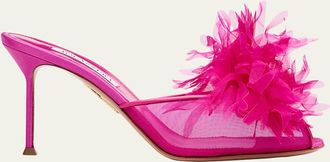 Aquazzura 85mm Poeme Mule Pumps