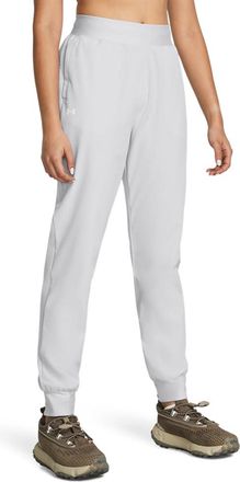 Under Armour Womens Armoursport Woven Pants, (014) Halo Gray / / White, Large