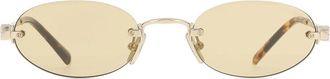 Miu Miu MUA54S ZVN10R Womens Sunglasses Gold Size 51