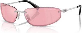 Miu Miu Elegante zonnebril voor stijlvolle look - unisex - Zonnebrillen - Grijs - ONE Size - Accessoires