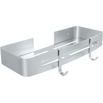 OEM Estante Para Ducha, Estante Para Ba&ntilde;o Sin Taladrar, Organizador De Ducha De Pared, Cesta De Almacenamiento Para Ducha, Adhesivo, Aluminio - Crezuo