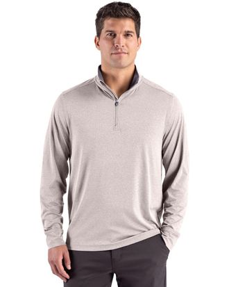 Cutter & Buck Forge Recycled Four-Way Stretch Mens Big & Tall Quarter Zip Pullover