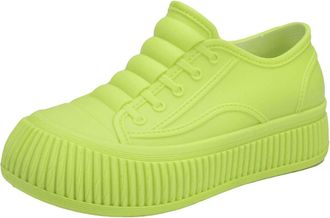 Generic Womens Rain Casual Shoes Short Ankle Boots Outdoor Womens Casual Shoes Rain Boots Shoe Laces (Green, 5.5)