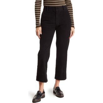 AG - Adriano Goldschmied Elvie High Waist Corduroy Pants in True Black at Nordstrom Rack, Size 25