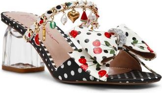 Betsey Johnson Kayleen Sandal in Black Multi at Nordstrom, Size 8.5