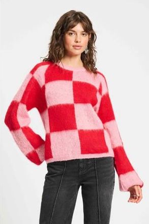 Pom Amsterdam gebreide trui rood