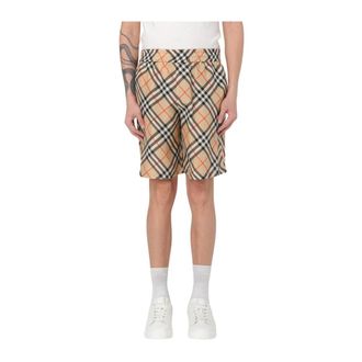 Burberry Heren, Korte broeken, Beige, Maat: XL Zijde