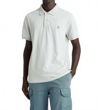 Parajumpers Wellington Polo Shirt In Fresh Grey