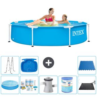 Intex Piscina Con Estructura Redonda - 244x51 Cm - 7-piezas S31456
