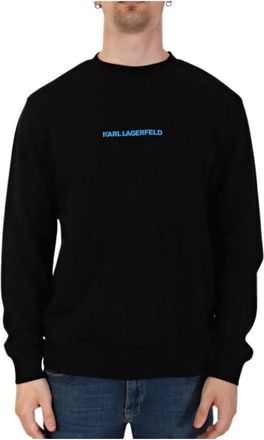 Karl Lagerfeld Sweatshirt - Heren - Sweatshirts - Zwart - L - Katoen - Hoodies & sweatvesten