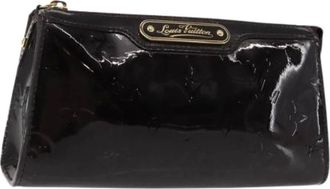 Louis Vuitton Pre-owned Clutches, female, Purple, Size: ONE SIZE Pre-owned Vintage Leather Pouch